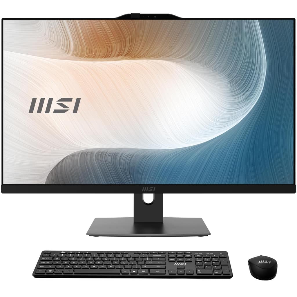 Μονομπλόκ Υπολογιστής MSI Επεξεργαστής Intel, Intel Core 5, 120U, RAM 16 GB, DDR5-SDRAM, Οθόνη 27", 1920 x 1080 pixels, Αποθήκευση 512 GB (MODERNAM272P1M-1293XEU)