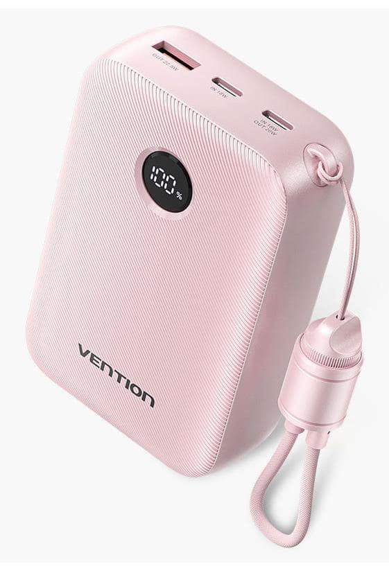 POWER BANK USB 20000MAH 22.5W/ΡΟΖ FKBP0-C VENTION