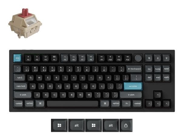 ΠΛΗΚΤΡΟΛΟΓΙΟ WRL Q3 ULTRA/ΜΑΥΡΟ Q3U-M1 KEYCHRON