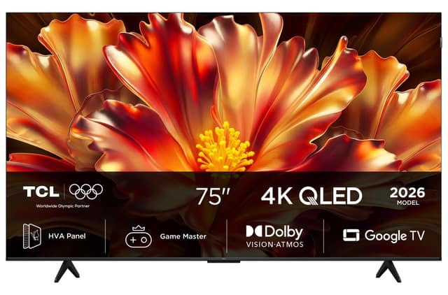 Τηλεόραση TCL 75", 4K Ultra HD, 3840 x 2160 pixels, Flat, 16:9, QLED (75QLED780L)