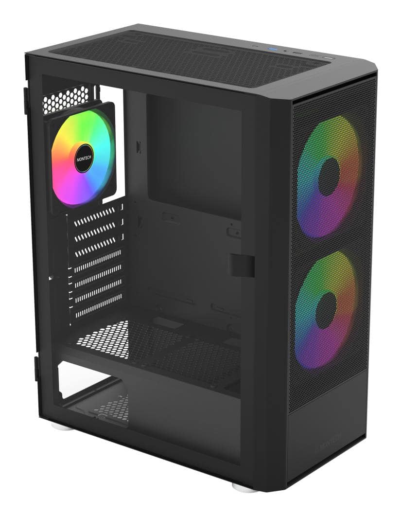 Case MONTECH ATX/micro ATX/Mini-ITX, Black, Midi Tower, PC, ?????? MONTECH X2 PLUS (B) (X2PLUS(B))