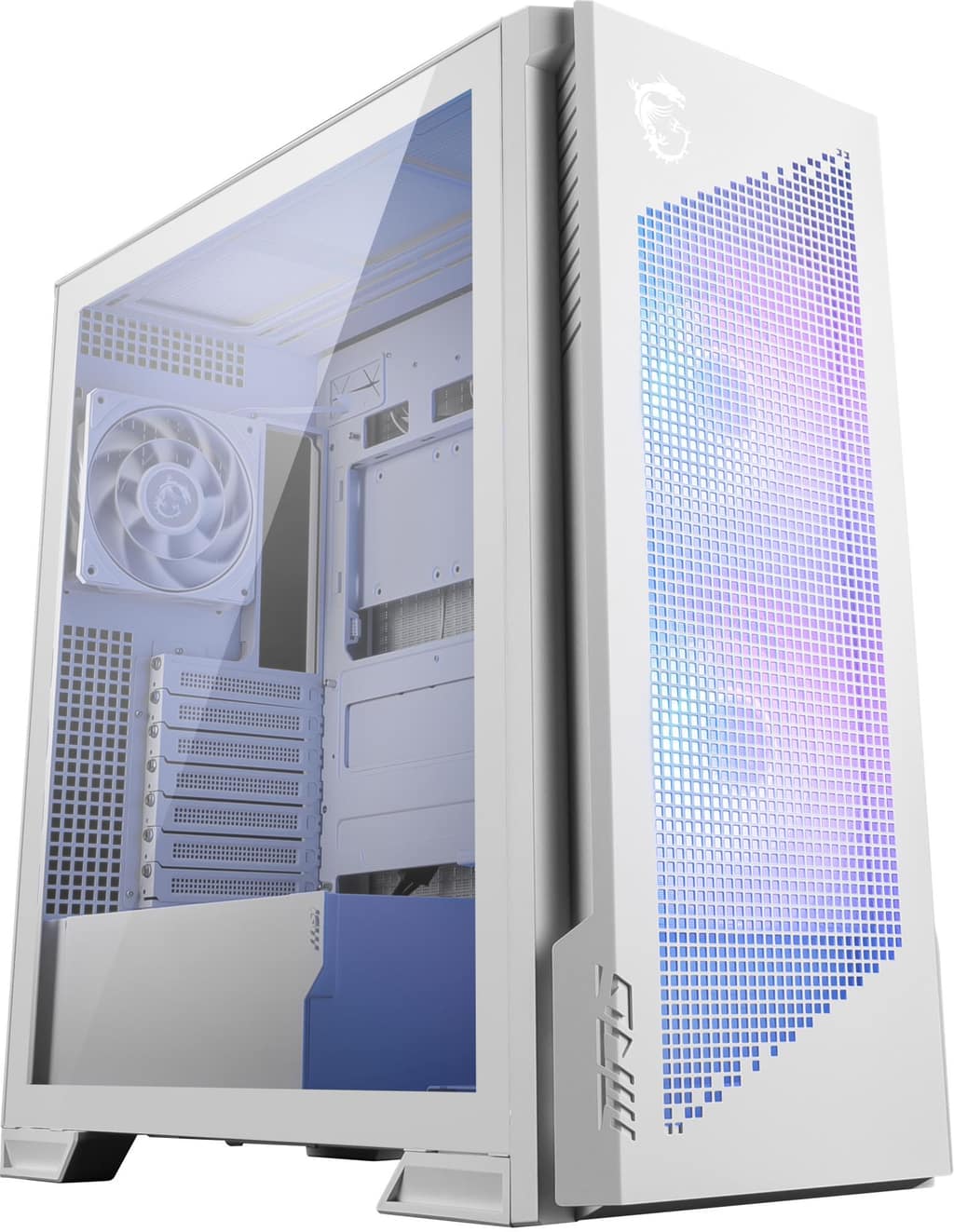 Κουτί MSI ATX/micro ATX/Mini-ITX/EATX, Λευκό, Midi Tower, PC (VELOX300RAIRFLOWPZWH)