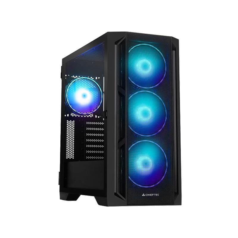 Θήκη CHIEFTEC APEX LUMO, Tower, ATX, EATX, MicroATX, MiniITX, Χρώμα Μαύρο (GA-01B-L-OP)