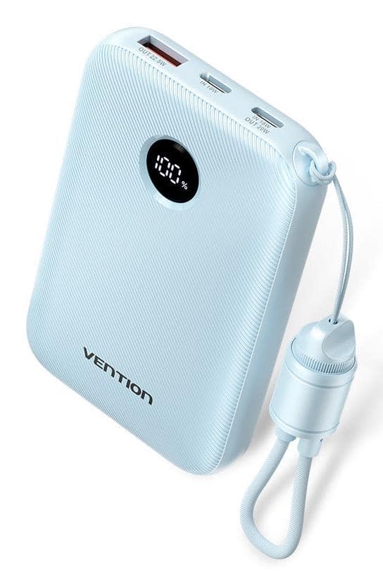 POWER BANK USB 10000MAH 22.5W/ΜΠΛΕ FKAL0-C VENTION