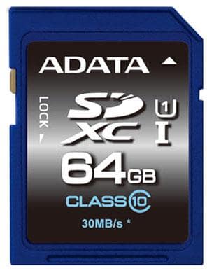 ΜΝΗΜΗ SDXC 64GB CLASS10/ASDX64GUICL10-R ADATA