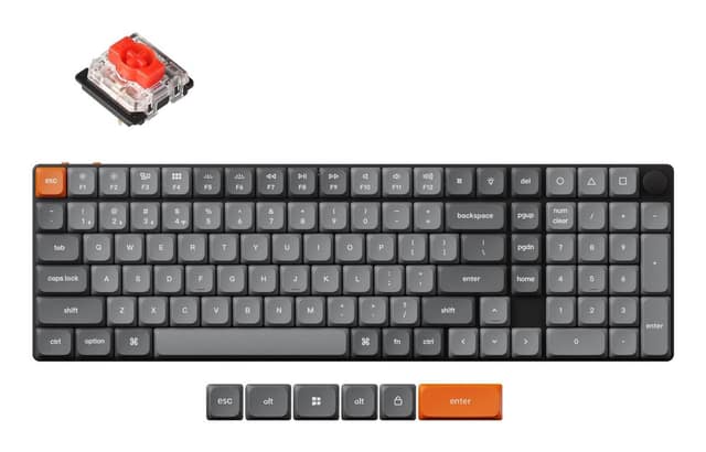 ΠΛΗΚΤΡΟΛΟΓΙΟ WRL K17 MAX RGB/ΜΑΥΡΟ K17M-H1 KEYCHRON
