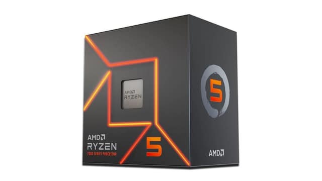 CPU AMD Desktop, Ryzen 5, 7600, Raphael AM5, 3800 MHz, Πυρήνες 6, 32MB, Socket SAM5, 65 Watts, GPU Radeon, BOX (100-100001015BOX)