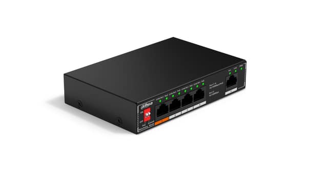 Switch DAHUA PoE ports 4, 60 Watts (SF1005P)