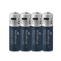 ΜΠΑΤΑΡΙΑ ΕΠΑΝΑΦΟΡΤΙΖΟΜΕΝΗ LI-ION AA 1.5V/1400MAH 4ΤΕΜ MRBAT161 MEDIARANGE