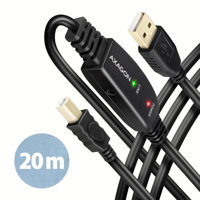 ΚΑΛΩΔΙΟ USB2.0 A-M/B-M ACTIVE/20M ADR-220B AXAGON