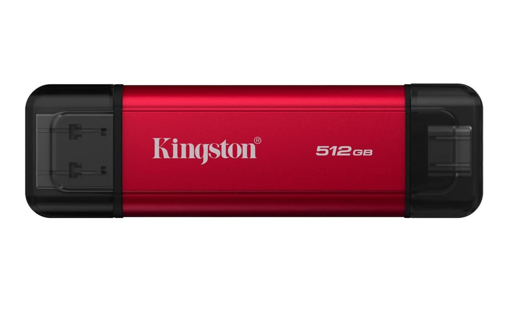 External SSD KINGSTON 512GB, 3D NAND, Write speed 950 MBytes/sec, Read speed 1050 MBytes/sec (SPSD/512GB)