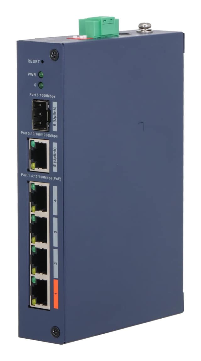 Switch DAHUA Τύπος Switch Managed, Επίπεδο Switch L2, Μορφή Desktop, 4xRJ-45 θύρες, Τύπος RJ-45 Θυρών Fast Ethernet (10/100)