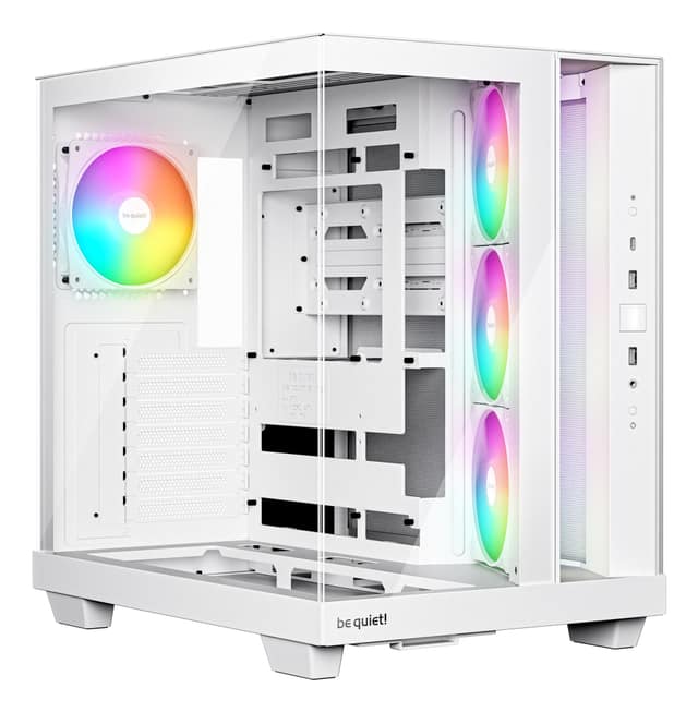 Κουτί BE QUIET ATX/micro ATX/Mini-ITX, Λευκό, Midi Tower, PC (BGW86)