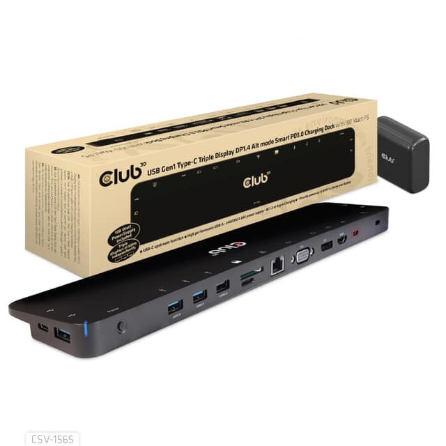 ΣΤΑΘΜΟΣ ΣΥΝΔΕΣΗΣ NB ACC/USB-C 100W CSV-1565 CLUB3D