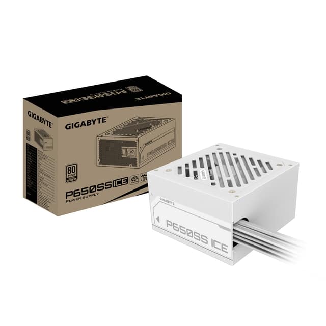Power Supply GIGABYTE GP-P650SS ICE, 650 Watts, Efficiency 80 PLUS SILVER, PFC Active, MTBF 100000 hours (GP-P650SSICE)