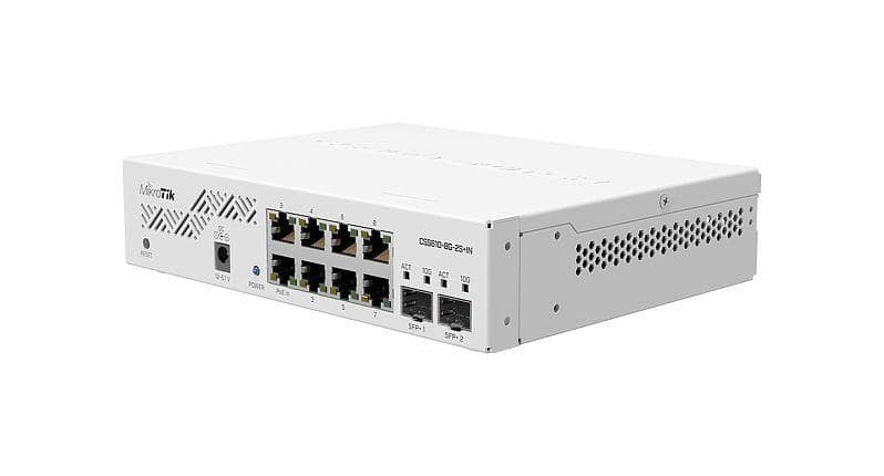 Switch MIKROTIK CSS610-8G-2S+IN, Επιτραπέζιο/βάθρο, 8x10Base-T / 100Base-TX / 1000Base-T (2xSFP+)