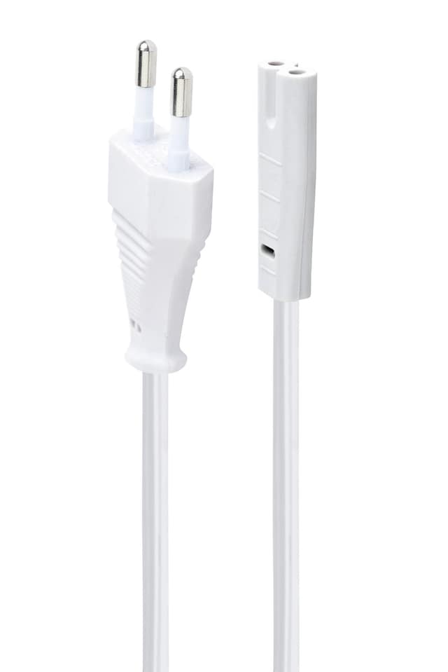 CABLE POWER EU 1.8M/WHITE PC-184/2-W GEMBIRD