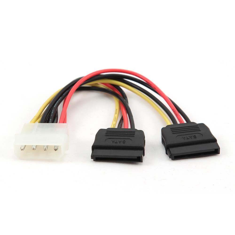 ΚΑΛΩΔΙΟ ΤΡΟΦΟΔΟΣΙΑΣ SATA X2 30CM/CC-SATA-PSY-0.3M GEMBIRD