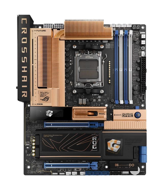 Μητρική Κάρτα ASUS AMD X870E, Socket AM5, ATX, RAM DDR5-SDRAM, 4xSlots, Wi-Fi Ναι, Bluetooth Ναι, 5xΑριθμός θέσεων M.2 (M) (ROGCROSSHAIR2006)