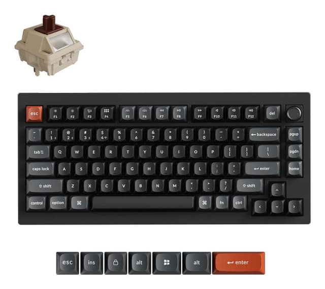 ΠΛΗΚΤΡΟΛΟΓΙΟ WRL V1 ULTRA/ΜΑΥΡΟ V1U-D3 KEYCHRON