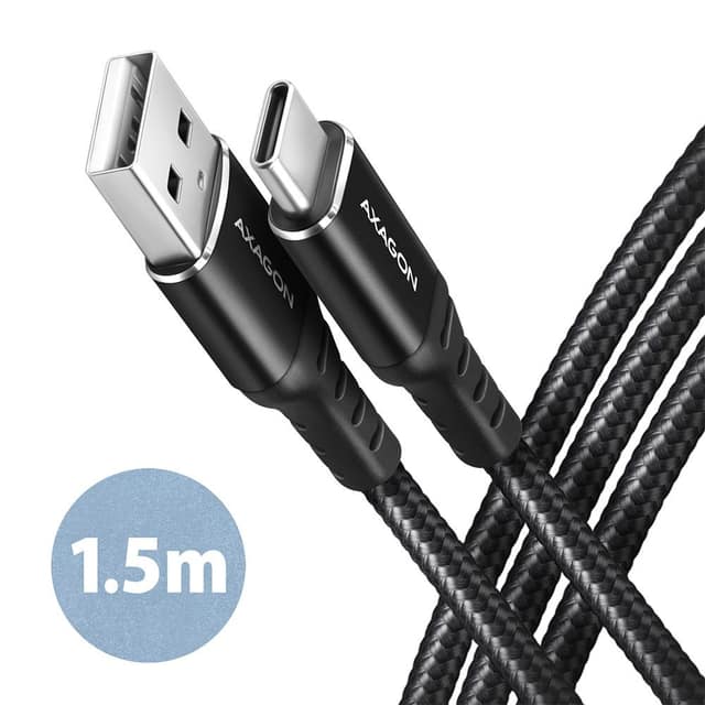 ΚΑΛΩΔΙΟ USB-C ΣΕ USB2.0 1.5M/ΜΑΥΡΟ BUCM-AM15AB AXAGON