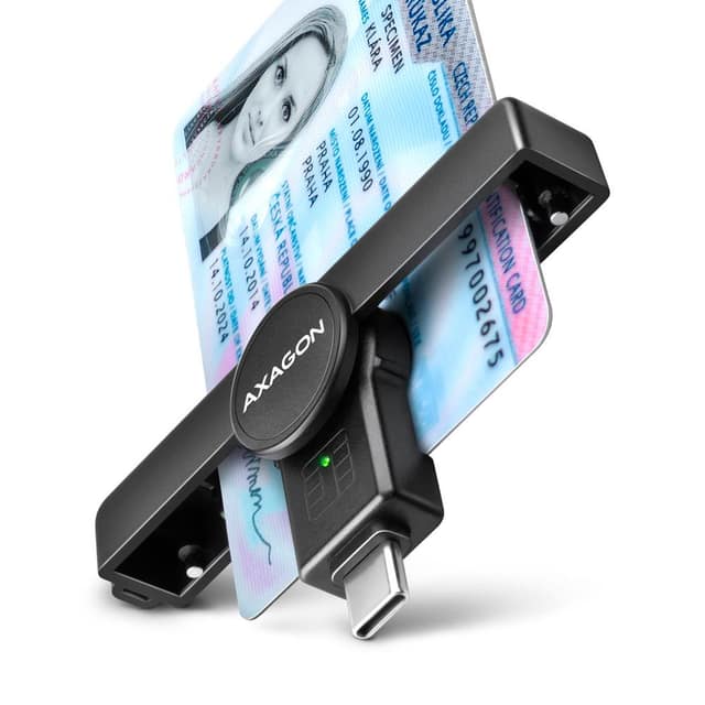 ΑΝΑΓΝΩΣΤΗΣ ΚΑΡΤΩΝ POCKET SMARTCARD/USB-C CRE-SMPC AXAGON