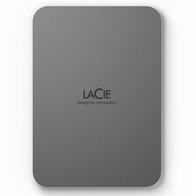 Εξωτερικός HDD LACIE Mobile Drive Secure, STLR4000400, 4TB, USB-C, USB 3.2, Χρώμα Space Gray