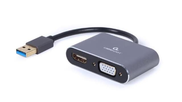 ΠΡΟΣΑΡΜΟΣΤΗΣ I/O USB3 ΣΕ HDMI/VGA/ΓΚΡΙ A-USB3-HDMIVGA-01 GEMBIRD