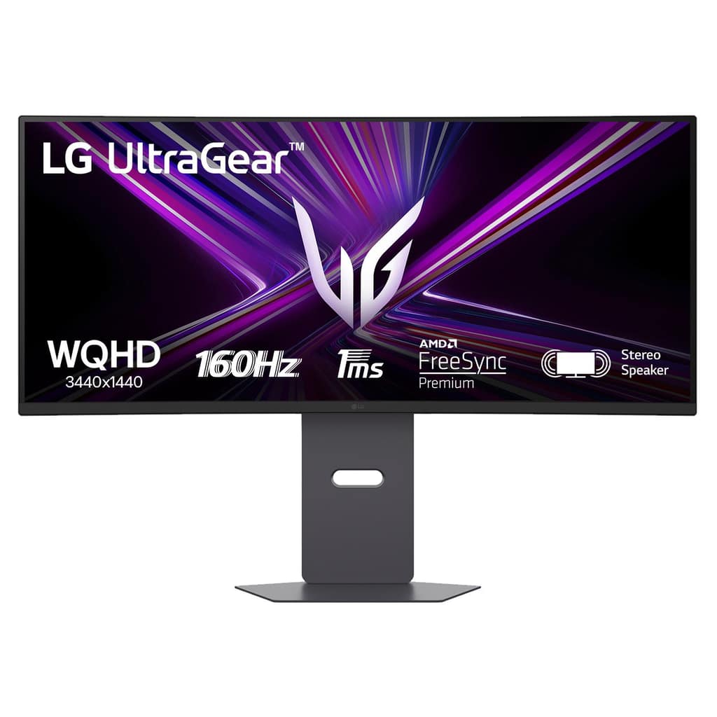 Οθόνη LCD LG 34", 3440 x 1440 pixels, Wide Quad HD, Native aspect ratio 21:9, LCD, Curved (34G600A-B)