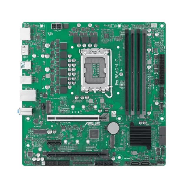 Μητρική Κάρτα ASUS Intel B860, LGA 1851 (Socket V1), micro ATX, RAM DDR5-SDRAM, 4xSlots, 2xΑριθμός θέσεων M.2 (M) (PROB860M-C-CSM)