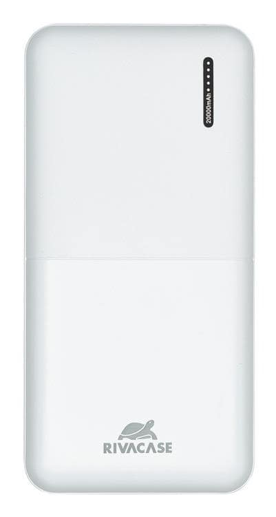 POWER BANK USB 20000MAH/VA2572 ΛΕΥΚΟ RIVACASE
