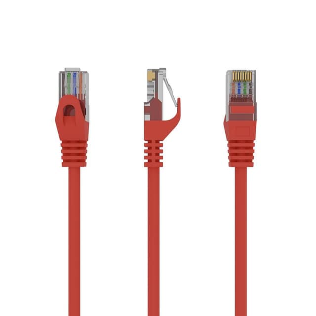 PATCH CABLE CAT6 UTP 0.5M/RED PP6U-0.5M/R GEMBIRD