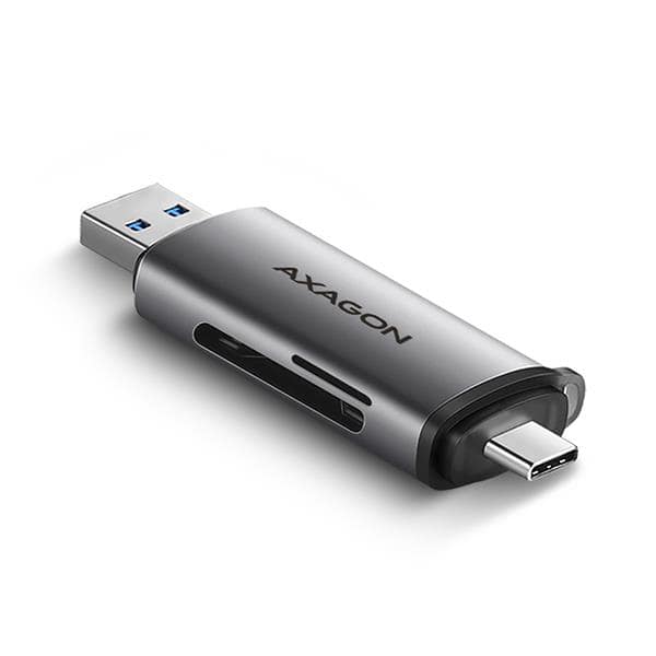 ΑΝΑΓΝΩΣΤΗΣ ΜΝΗΜΗΣ USB-C+USB3.2 2SL/SD/MICROSD CRE-SAC AXAGON