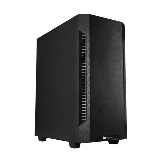 Case CHIEFTEC ELOX, MidiTower, Not included, ATX, MicroATX, MiniITX, Colour Black (AS-01B-OP)