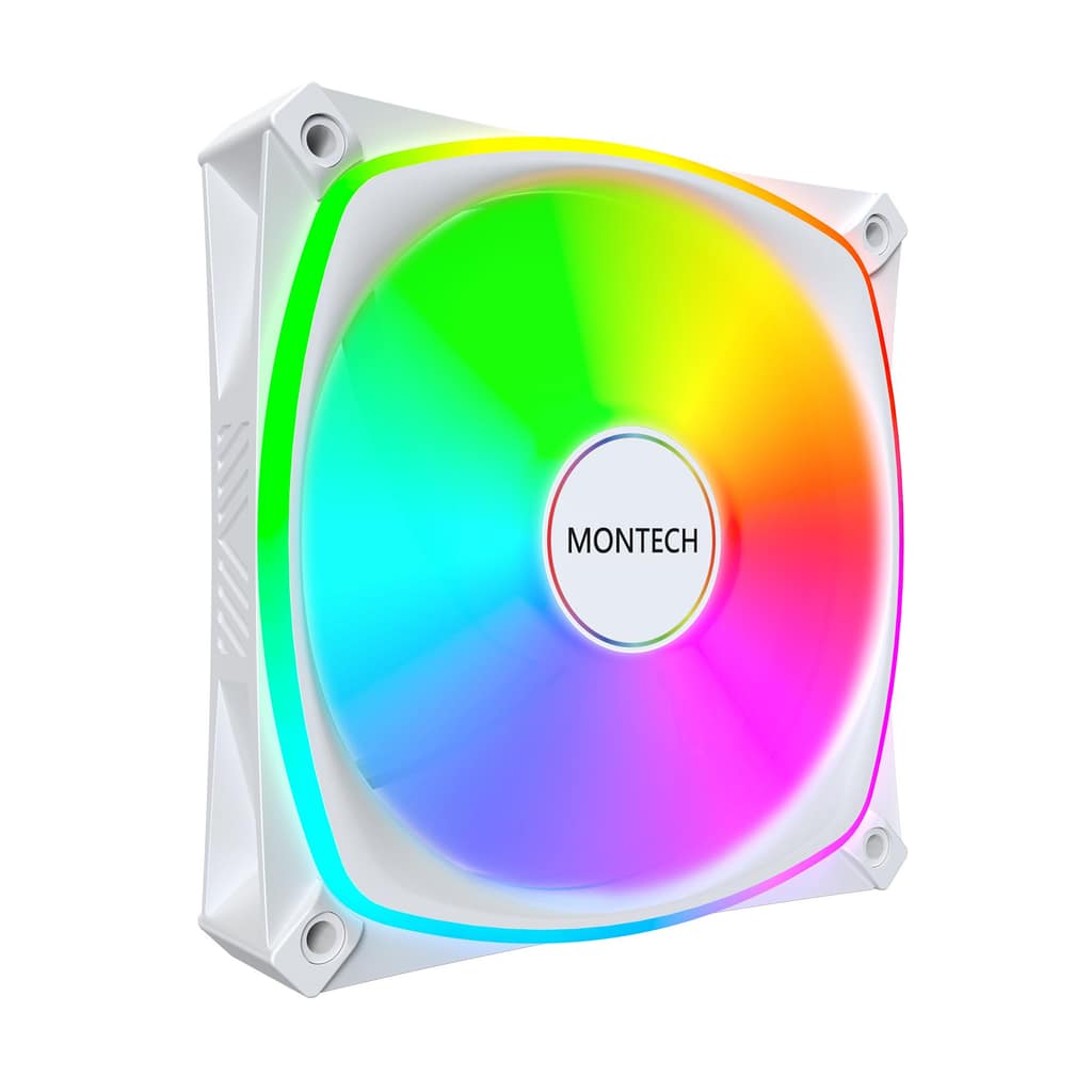ΑΕΡΑΓΩΓΟΣ 120MM/RX120 PRO ΛΕΥΚΟ MONTECH