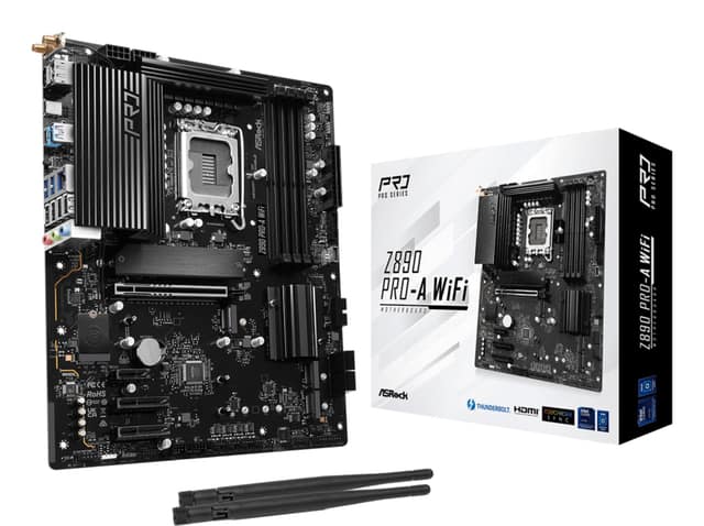 Μητρική Κάρτα ASROCK Intel Z890, LGA1851, ATX, Μνήμη DDR5, Θέσεις μνήμης 4 (Z890PRO-AWIFI)