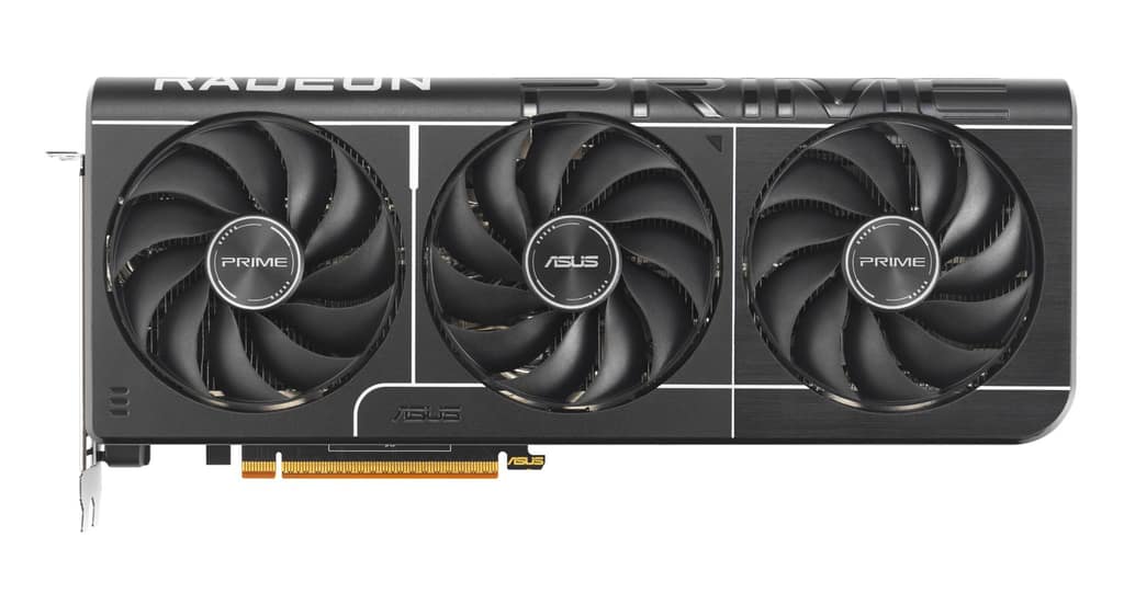 Κάρτα Γραφικών ASUS AMD Radeon RX 9070 XT, 16 GB, GDDR6, 256 bit, PCIE 5.0 16x, Triple slot Fansink, 1xHDMI, 3xDisplayPort (PRIME-RX9070XT-O16G)