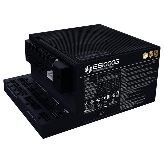 Power Supply LIAN LI EDGE GOLD 1000, SFX, PC, 100 - 240 V, 1000 W (G9P.EG1000G.BH00.EU)