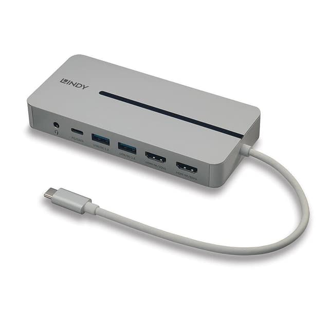 ΣΤΑΘΜΟΣ ΔΕΣΜΗΣ I/O USB-C/MINI DUAL 4K 43360 LINDY