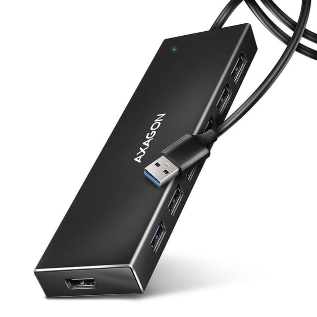 I/O HUB USB3.2 7PORT FLAT/1M HUE-F7A AXAGON