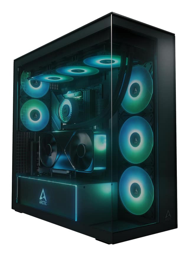 Κουτί ARCTIC Xtender VG (Black), Χαρακτηριστικά προϊόντος κουτιού Διαφανής πάνελ, Μη συμπεριλαμβάνεται, Χρώμα Μαύρο (ACPCC00016A)