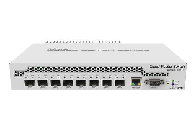 Switch MIKROTIK CRS309-1G-8S+IN, 1x10Base-T / 100Base-TX / 1000Base-T (8xSFP+)