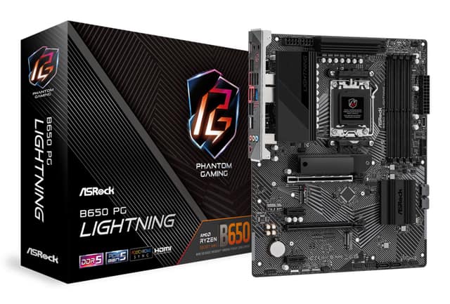 Μητρική Κάρτα ASROCK AMD B650, SAM5, ATX, Μνήμη DDR5, Θέσεις μνήμης 4, 2xPCI-Express 4.0 1x, 2xPCI-Express 4.0 16x, 3xM.2, 1xHDMI, 1xAudio-In (B650PGLIGHTNING)