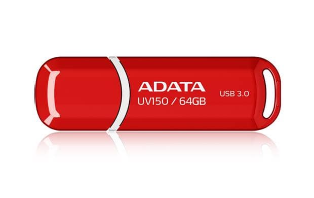 MEMORY DRIVE FLASH USB3.1 64GB/RED AUV150-64G-RRD ADATA