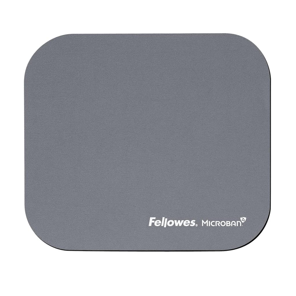 MOUSE PAD MICROBAN/SILVER 5934005 FELLOWES