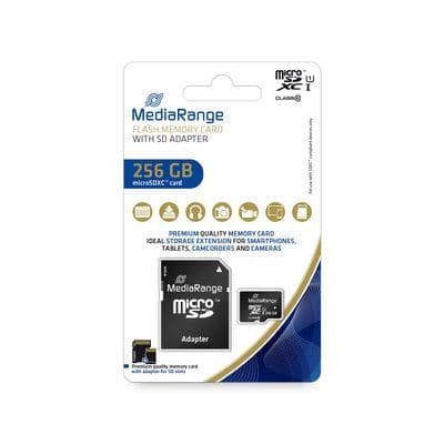ΜΝΗΜΗ MICRO SDXC 256GB UHS-1/W/ADAPTER MR946 MEDIARANGE