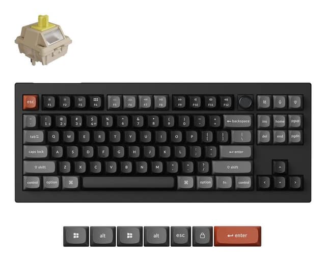 ΠΛΗΚΤΡΟΛΟΓΙΟ WRL V3 ULTRA/ΜΑΥΡΟ V3U-D4 KEYCHRON