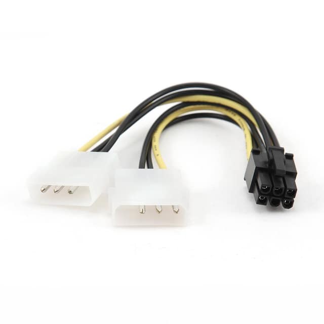 Καλώδιο τροφοδοσίας προσαρμογέα 6PIN/2MOLEX CC-PSU-6 GEMBIRD