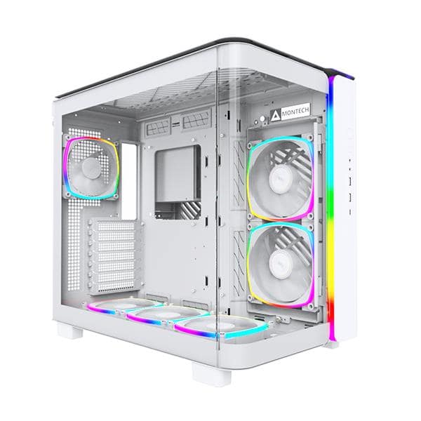 Θήκη MONTECH KING 95 PRO (W), MidiTower, Δεν περιλαμβάνεται, ATX, MicroATX, MiniITX, Χρώμα Λευκό (KING95PRO(W))