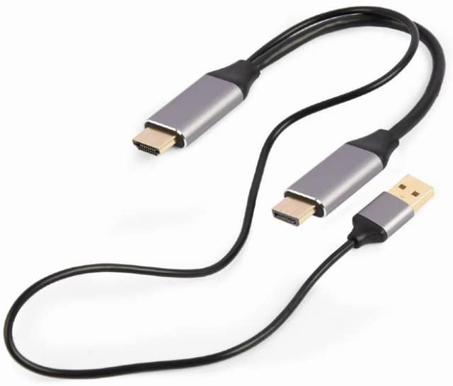 I/O ΑΔΑΠΤΕΡ HDMI TO DP/BLACK A-HDMIM-DPM-01 GEMBIRD